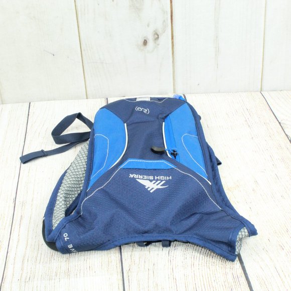 High Sierra Hydrahike 2.0 Blue Lightweight Hiking Hydration Water Pack Backpack - Picture 10 of 12
